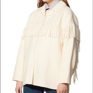 ISO Sandro Brandon fringe jacket